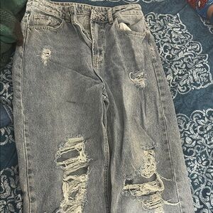 Distressed light Blue size M Women’s Denim Jeans SHEIN
